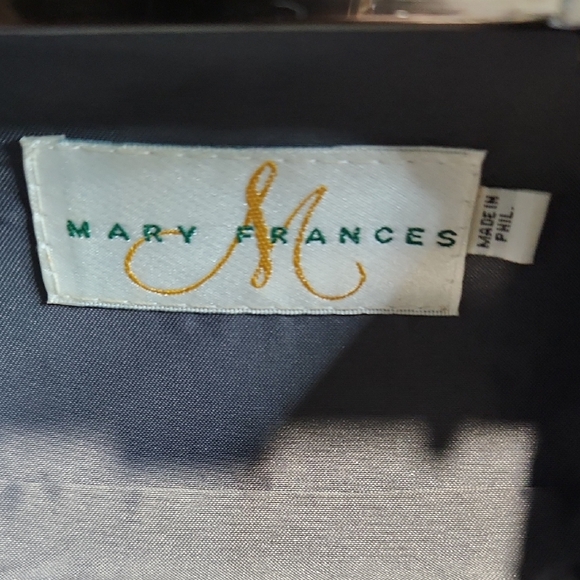 Mary Frances Silver and Gold Crystal Clutch